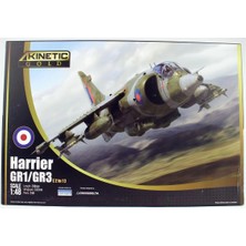 Kinetic K48060 1/48 Ölçek, Harrier Gr1/gr3 Savaş Uçağı, Plastik Model Kiti