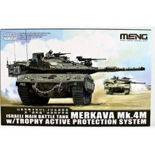 Meng 72-006 1/72 Ölçek, Is-Rail Merkava Mk.4m Ana Muharebe Tankı ve Trophy Active Protection System, Plastik Model Kiti