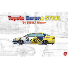 Nunu PN24020 1/24 Ölçek, Toyota Corona ST191 (1994 Jtcc Suzuka Winner), Otomobil Plastik Model Kiti