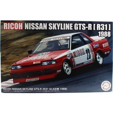 Fujimi ID-313 04772 1/24 Ölçek, Nissan Rıcoh Skyline Gts-R (R31 Gr.a 1988), Yarış Arabası Plastik Model Kiti