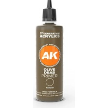 Ak Interactive Ak 11249 100 Ml. Zeytin Yeşili Astar (Olive Drab Primer) 3gen Akrilik Model Boyası