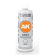 Ak Interactive Ak 11241 100 Ml. Gri Astar (Grey Primer) 3gen Akrilik Model Boyası