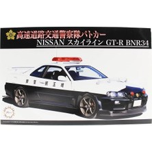 Fujimi Id-87 03977 1/24 Ölçek, Nissan Skyline (R34) Gt-R, Polis Arabası Plastik Model Kiti