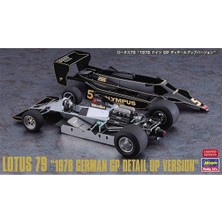 Hasegawa SP498 52298 1/24 Ölçek, Lotus 79 (1978 German Gp Detail Up Version) Formüla Aracı Plastik Model Kiti
