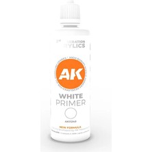 Ak Interactive Ak 11240 100 Ml. Beyaz Astar (White Primer) 3gen Akrilik Model Boyası