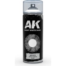 Ak Interactive Ak 1019 150 Ml. Vivid Color Için Beyaz Baz Kat Sprey
