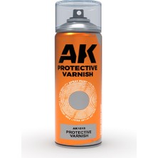 Ak Interactive Ak 1015 400 Ml. Koruyucu Vernik Sprey, 2 Farklı Uc ile