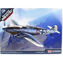 Academy 12321 1/48 Ölçek, Messerschmitt BF109G-6/G-2 (Jg 27) Savaş Uçağı, Plastik Model Kiti