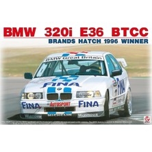 Nunu BX24045 1/24 Ölçek, Bmw 320I E36 Btcc (Brands Hatch 1996 Winner), Otomobil Plastik Model Kiti