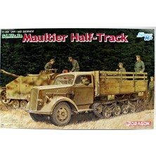 Dragon 1/35 Ölçek Opel Maultier Yarı Paletli Alman Kamyonu Plastik Model Kiti Gri Renk