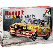 Italeri 3652S 1/24 Ölçek, Renault R5 Alpine Rally Arabası, Plastik Model Kiti