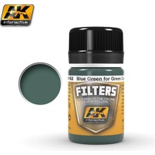 Ak Interactive Ak 4162 35 Ml. Yeşil Mavi, Filters Serisi Enamel Model Boyası