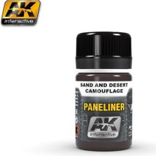 Ak Interactive Ak 2073 35 Ml. Kum ve Çöl Kamuflaj, Paneliner Serisi Enamel Model Boyası