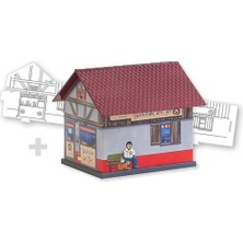 Faller 150170 1/87 Ölçek, Fırın,başlangıç Seti,boyanabilir, Plastik ve Karton Model Kiti