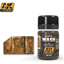 Ak Interactive Ak 263 35 Ml. Ahşap Eskitme Efekti, Wash Serisi Enamel Model Boyası