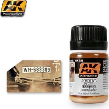 Ak Interactive Ak 022 35 Ml. Afrika Toz Efekti, Enamel Model Boyası