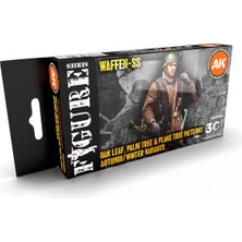 Ak Interactive Ak 11625 6 X17 Ml. Meşe Yaprağı, Sonbahar-Kış Desenli Uniformalar, Akrilik 3gen Model Boyası Seti