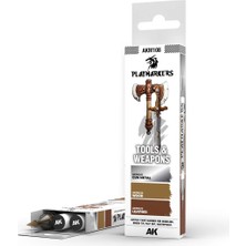 Ak Interactive Ak M108 Play Marker Seti, Alet ve Silahlar, 3 Adet