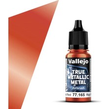 Vallejo 77165 18 Ml. Forged Red, Airbrush, True Metallic Metal (Tmm) Serisi Model Boyası
