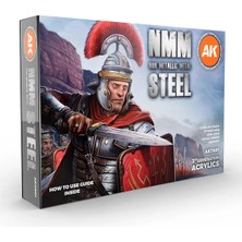 Ak Interactive Ak 11601 6X17ML. Çelik, Nmm (Non Metalic Metal) Tekniği Akrilik 3gen Model Boyası Seti