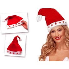 EkoAlışverişDünyam Yılbaşı Özel Işıklı Noel Baba Şapkası Eğlenceli Temalı Kutlama Aksesuarı