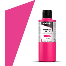 Vallejo 63035 200 Ml. Rose Fluo, Premium Rc Color Serisi Model Boyası