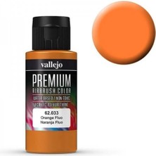 Vallejo 62033 60 Ml. Orange Fluorescent, Premium Rc Color Serisi Model Boyası