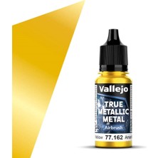 Vallejo 77162 18 Ml. Radiant Yellow, Airbrush, True Metallic Metal (Tmm) Serisi Model Boyası