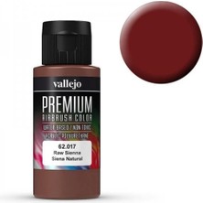 Vallejo 62017 60 Ml. Raw Sienna, Opaque, Premium Rc Color Serisi Model Boyası