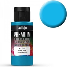 Vallejo 62010 60 Ml. Basic Blue, Opaque, Premium Rc Color Serisi Model Boyası