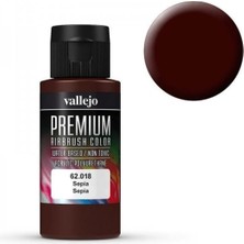 Vallejo 62018 60 Ml. Sepia, Opaque, Premium Rc Color Serisi Model Boyası