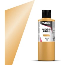 Vallejo 63049 200 Ml. Gold, Premium Rc Color Serisi Model Boyası