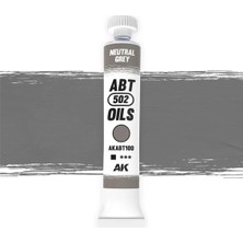 Ak Interactive AK ABT100 20 ml. Yağlı Boya, Neutral grey