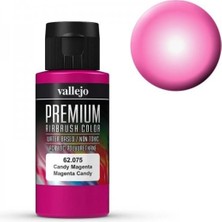 Vallejo 62075 60 Ml. Candy Magenta, Premium Rc Color Serisi Model Boyası