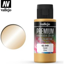 Vallejo 62049 60 Ml. Gold, Pearl&metallics, Premium Rc Color Serisi Model Boyası