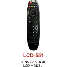 EkoAlışverişDünyam Sunny - Axen 3D Serisi Tv Kumandası LCD 551