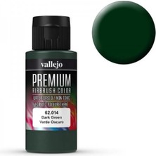 Vallejo 62014 60 Ml. Dark Green, Opaque, Premium Rc Color Serisi Model Boyası