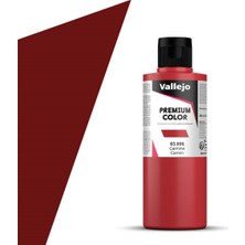 Vallejo 63006 200 Ml. Carmíne, Premium Rc Color Serisi Model Boyası