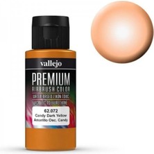 Vallejo 62072 60 Ml. Candy Dark Yellow, Premium Rc Color Serisi Model Boyası