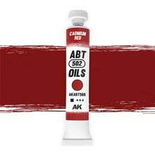 Ak Interactive AK ABT560 20 ml. Yağlı Boya, Cadmium red