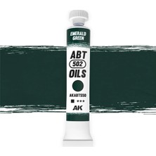Ak Interactive AK ABT550 20 ml. Yağlı Boya, Emerald green