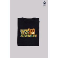 Ciro Kids Super Bear Adventure Süper Ayı Baskılı %100 Pamuk Kısa Kollu Unisex Çocuk Tişört