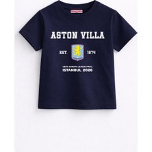 Rabona Fashion Aston Villa Istanbul 2026 Final Çocuk T-Shirt