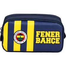 Fenerbahçe Iki Gözlü Erkek Çocuk Fenerbahçe Baskılı Mavi - Sarı Okul Kalem Çantası/kalemlik - 70016