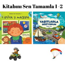 Nito Kitap Kitabını Sen Tamamla Serisi   1 Rüya 3 Macera - Taşıtlarla Geziyorum