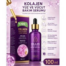 Karahanbey Kolajen Yüz Vücut Bakım Serumu 100 ml Cilt Bakım Serumu Doğal Kaynaklı Kolajen Içerikli