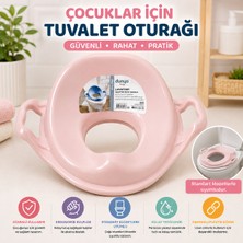Vardem Ergonomik Kulplu Çocuk Klozet Adaptörü – Kaymaz ve Konforlu Tuvalet Oturağı