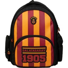 Galatasaray Üç Bölmeli Erkek Çocuk Galatasaray Baskılı Sarı - Kırmızı - Siyah Okul Sırt Çantası - 26925