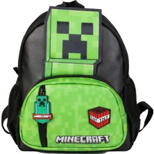 Minecraft Lisanslı Erkek Çocuk Anaokulu Çantası - Minecraft Baskılı - 26618