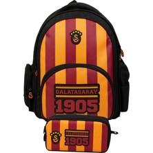 Galatasaray Ikili Okul Çantası ve Kalemlik Seti Sarı - Kırmızı - Siyah (Galatasaray Baskılı) Erkek Çocuk - SETGS26925C